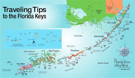 map of southern florida and keys.